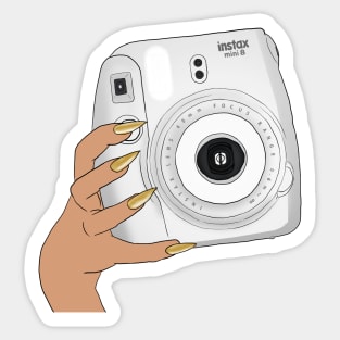 Instax white Sticker